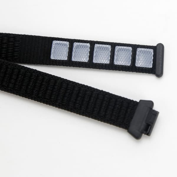 Nylon Loop Hook and Loop Rem Kompatibel med Fitbit Inspire 3 - Fås i Flere Farver Black Black