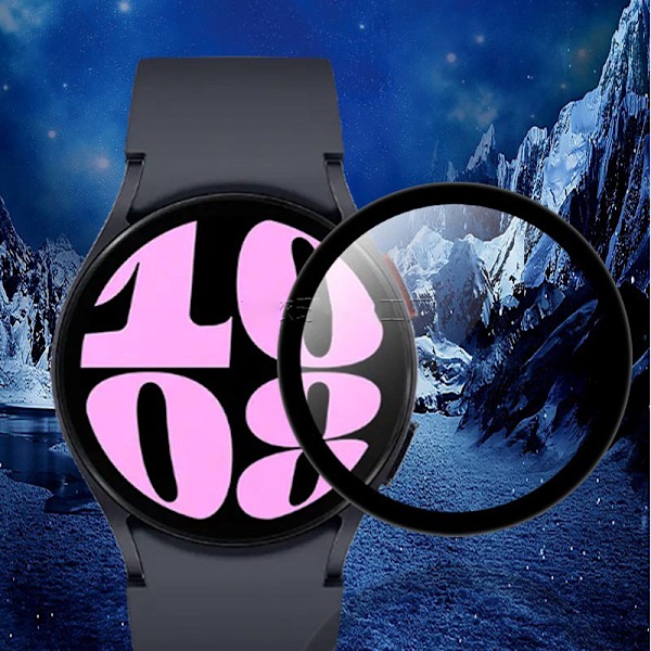 3D-böjd mjuk filmskärmsskydd för Samsung Watch 6 (2-pack) 40 mm