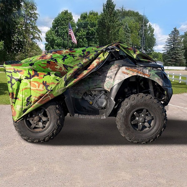 Kraftigt ATV UTV Motorcykel Vattentätt Utomhusskydd XXL