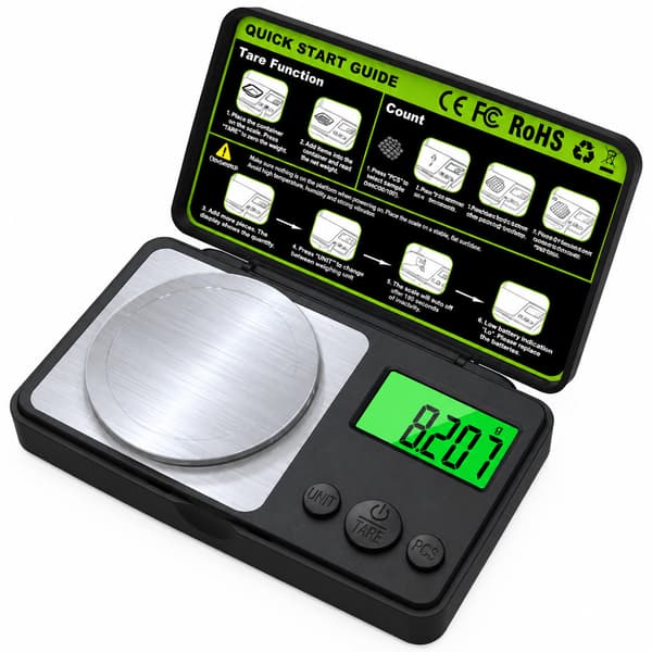CX-555A Koruvaaka 100g/0.001g - Erittäin tarkka taskuvaaka