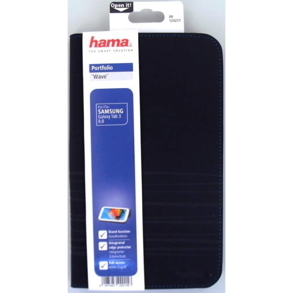 HAMA Tabletfodral SAMSUNG Tab3 8" WAVE Svart