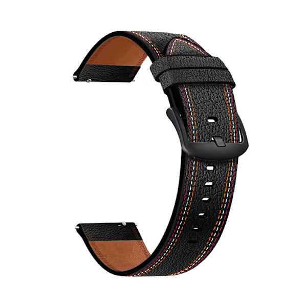 Läderklockarmband för HUAWEI GT3 Svart 20 mm