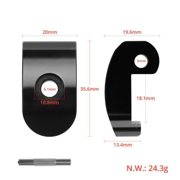 Sähköskootterin tukeva kokoontaittuva lukkosolki Xiaomi M365/Pro:lle Musta