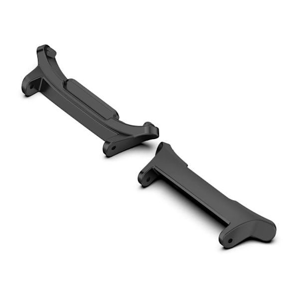 Rustfrit stål urrem konnektor Sort 22 mm