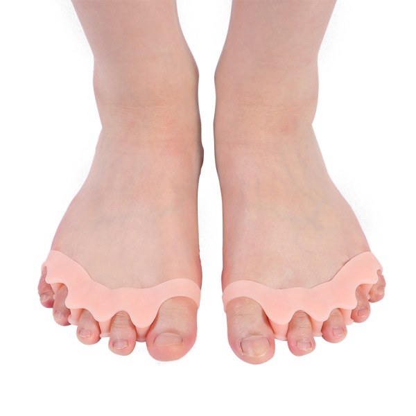 Tåskiller til Hallux valgus 1 par beige