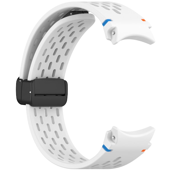 Tyylikäs ja käytännöllinen kellonhihna Samsung Galaxy Watch 7/6/5/4 -kellolle Valkoinen