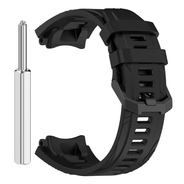 Silikoninen kellonranneke Amazfit T-Rex 3:lle Black Black