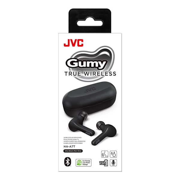 JVC Hörlur In-Ear True Wireless Gumy HA-A7T Svart