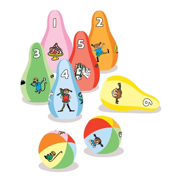 Mjukt Bowlingset Pippi Långstrump