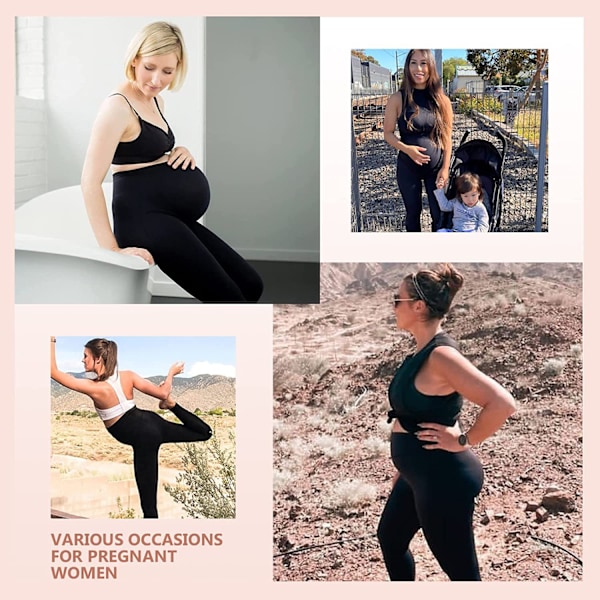 Yogabyxor för gravida - Svarta M
