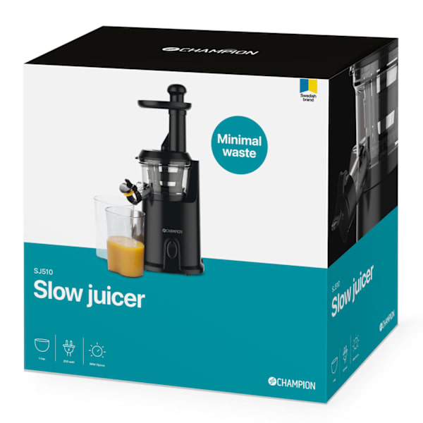 Slowjuicer 1L 200W SJ510 Svart