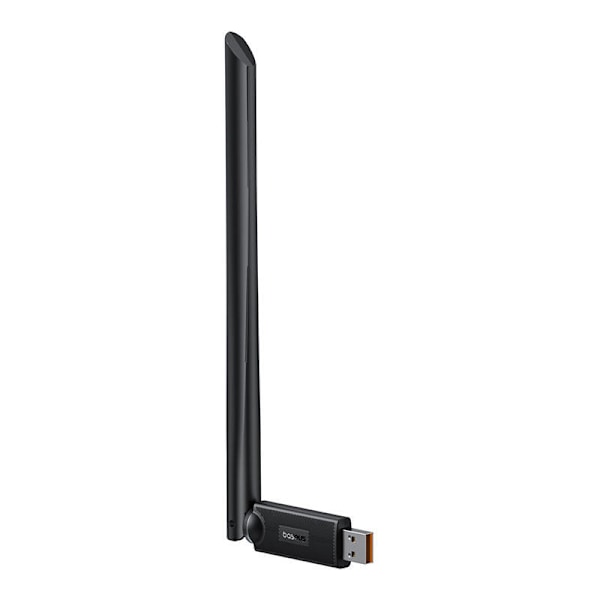 Baseus FastJoy Wi-Fi-sovitin antennilla, 150 Mbps (musta)