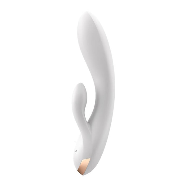 Vibrator Satisfyer Double Flex med app (vit)