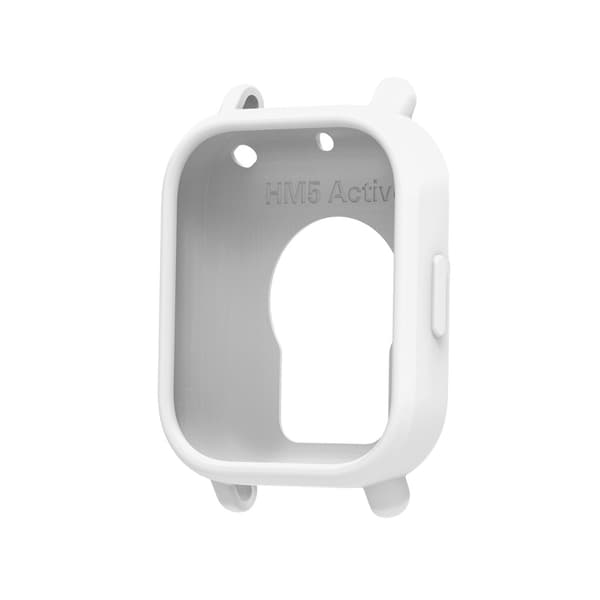 Silikonisuojakotelo Redmi Watch 5 Active -älykellolle - Valkoinen