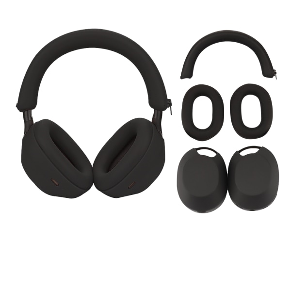 Öronkuddar, pannband och öronkuddar till SONY WH-1000XM 5 Svart