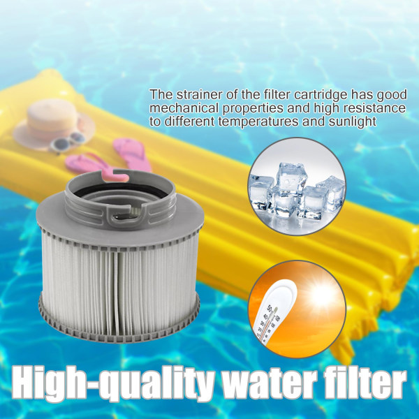 Filtre til oppustelige MSpa pools 4-pack