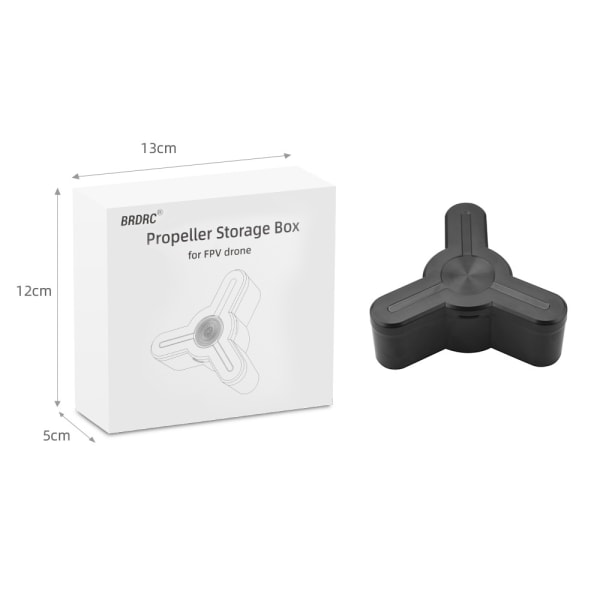 Kannettava drone-potkurin suojakotelo DJI FPV Combolle Musta