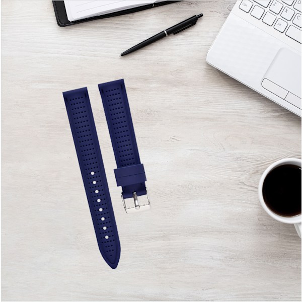 Silikonarmband för Huawei GT3/Watch 4 Blå 18 mm