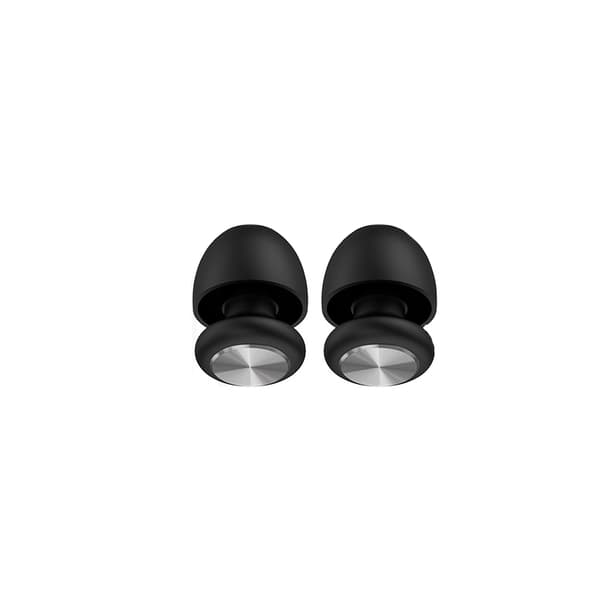 Brusreducerande Öronproppar i Mjuk Silikon Black Black