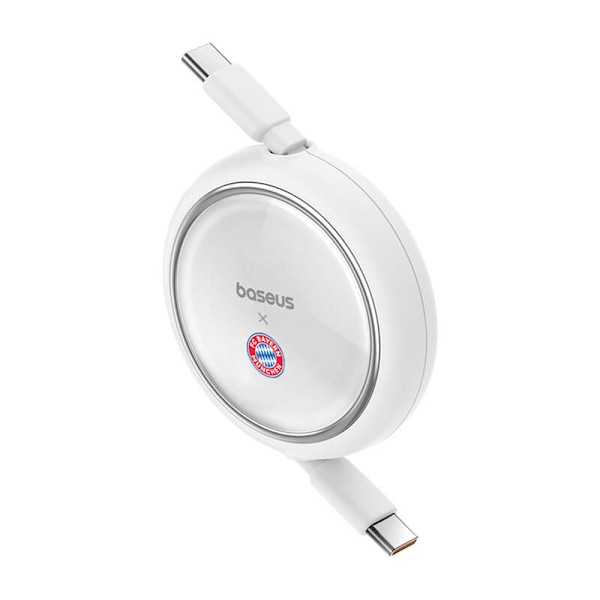 Baseus USB-C - USB-C 100 W latauskaapeli (valkoinen) Bayern Edition