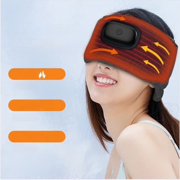 Bluetooth Sleep Maske med Varme, Musik og Stemmeudsendelse - Forbedr Din Søvnkvalitet
