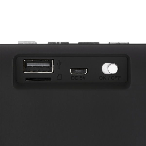 S100 Portable Bluetooth speaker, USB/TF/AUX/FM, black