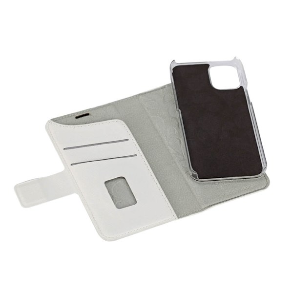 Mobilfodral Saffiano White - iPhone 12 Mini