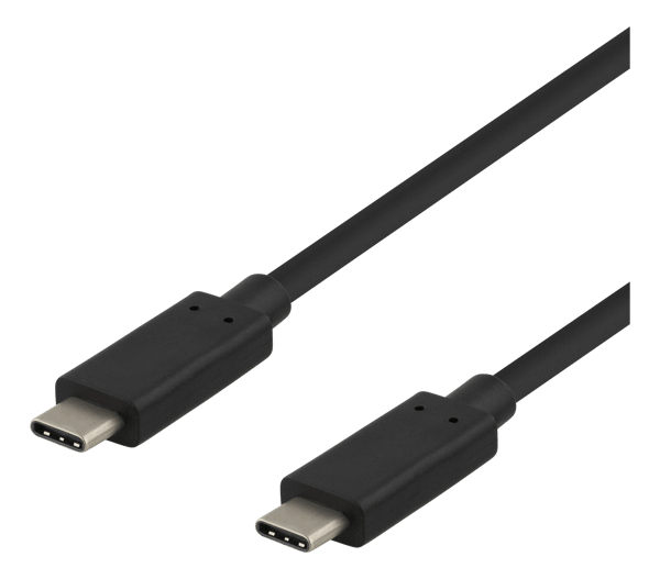 USB-C cable, 0.25m, USB 3.2 Gen 2, 10 Gbps, 60W, black