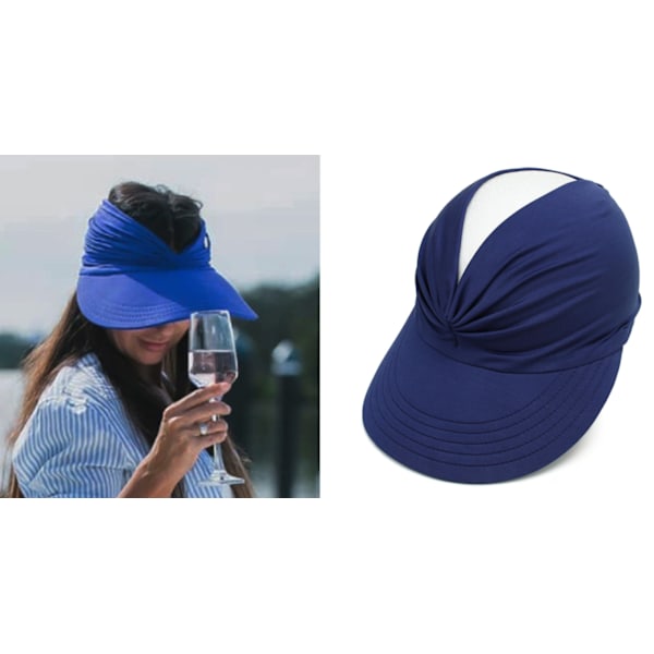 Solskärm / öppen solhatt Mörkblå