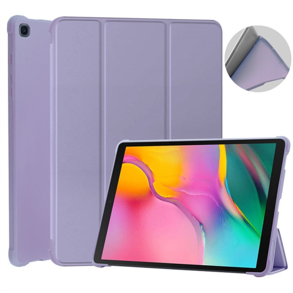 Fodral med tri-fold design Lila  Samsung Galaxy Tab A8/X200/X205 Lila