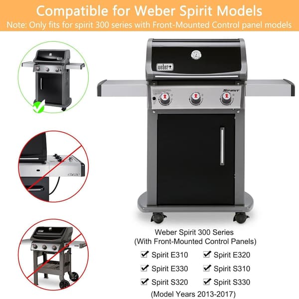 Värmeplattor för Weber Gasolgrillar - 3 pack