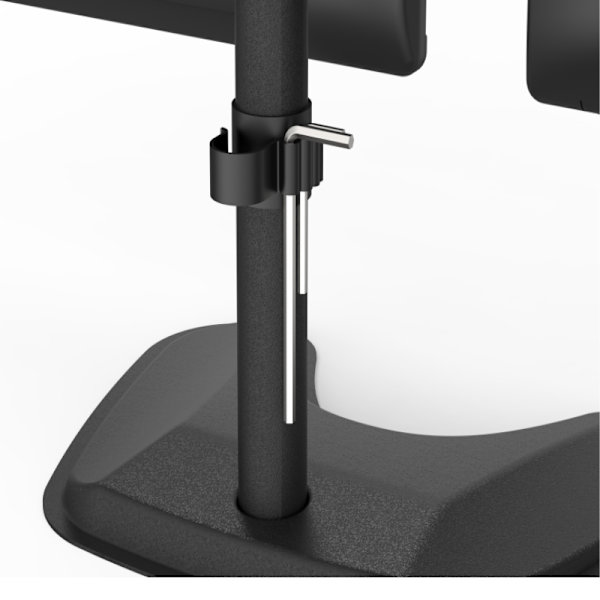 Näytön teline - Ergonominen kaasujousitettu pöytäteline