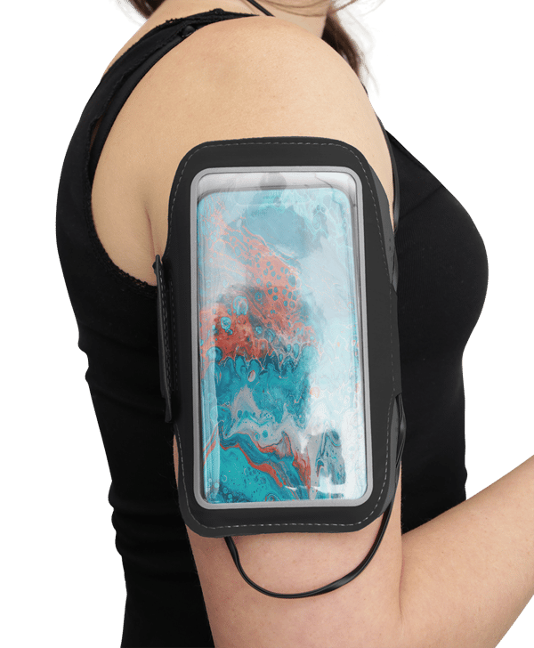 Sport armband reflective fits up to most 6.5" screens thin