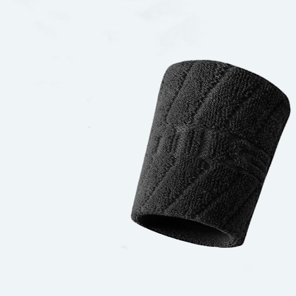 Professionelle sportsarmbånd med høj elasticitet unisex Sort
