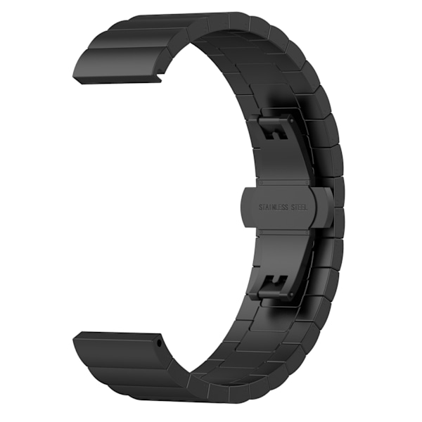 Rose guld rustfrit stål urrem til Huawei Watch Fit Mini Sort