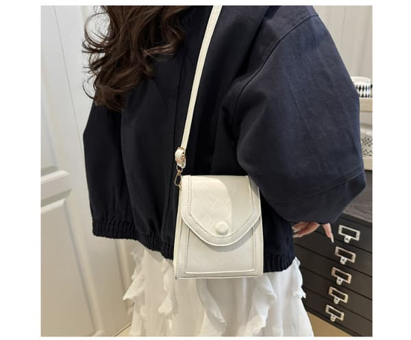 Chic Quilted Crossbody Phone Bag - Stilfuld & Kompakt