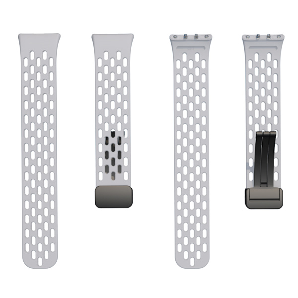 Kellonranneke magneettisella soljella Samsung Galaxy Fit 3:lle Harmaa