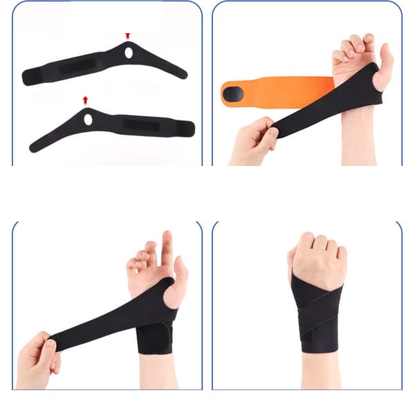 Håndledsstøtte - Støtte og beskyttelse Black Left hand Black