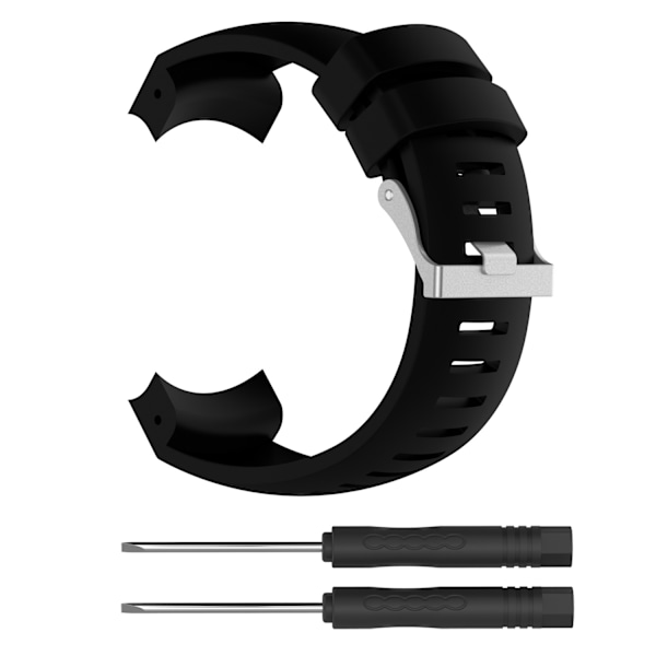 Silikonarmband för Suunto Core ALU - Svart