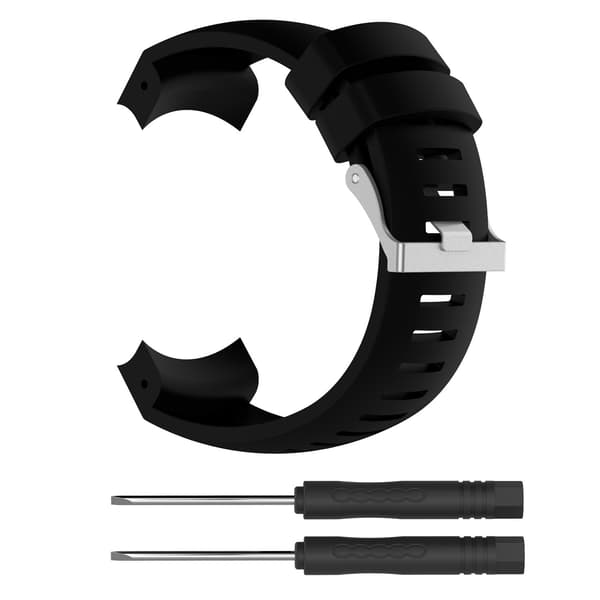 Silikonihihna Suunto Core ALU:lle - musta