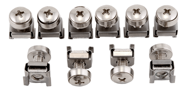 M6 screw set, star, (washers + screws + nuts) 10-pack