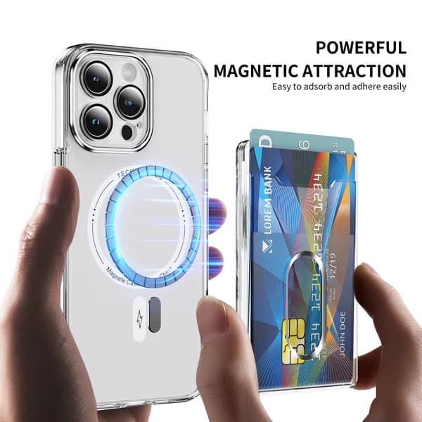 Magneettinen korttikotelolompakko jalustalla