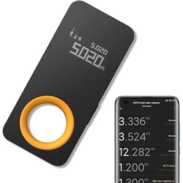 Smart lasermåling Xiaomi HOTO QWCJY001 (Bluetooth, OLED, 30m)