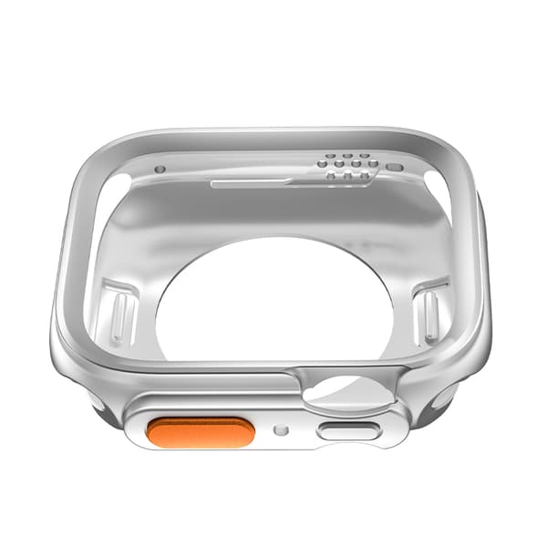 Matt roséguldfärgat klockfodral för Apple Watch Silver 45 mm Silver 45 mm