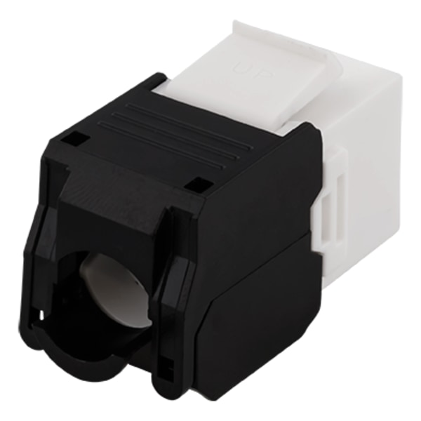 UTP Cat6a keystone connector, "Tool-free"