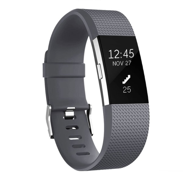 Fitbit Carge 2 ranneke L Harmaa