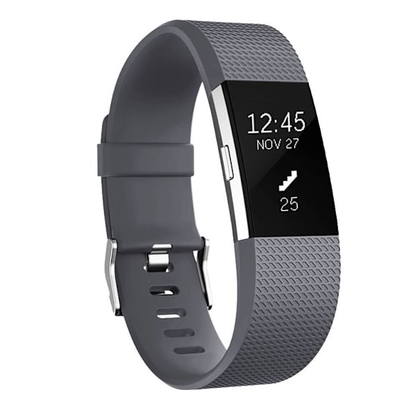 Fitbit Charge 2 armband L Grey Grey