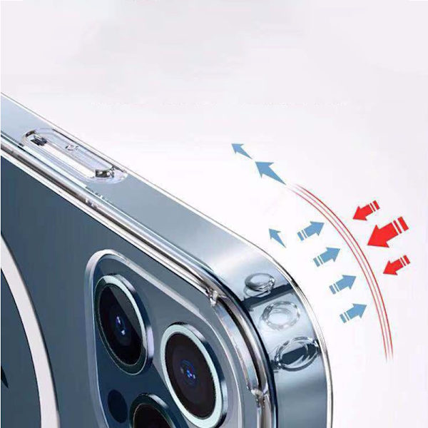 Genomskinligt Telefonfodral för iPhone 16 iPhone 16 Pro