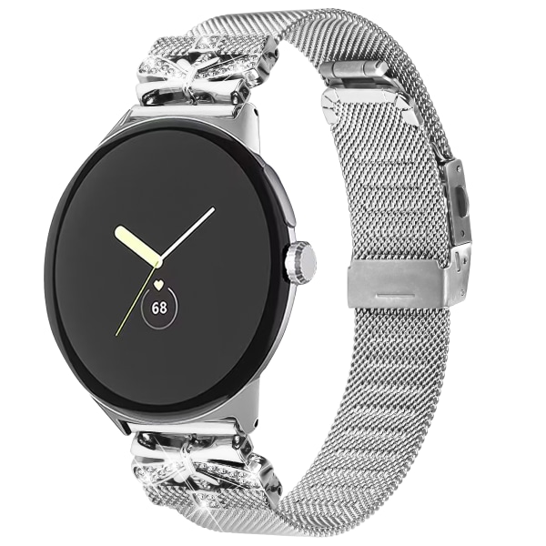 Klockarmband i Rostfritt Stål för Google Pixel Watch1/2 Silver