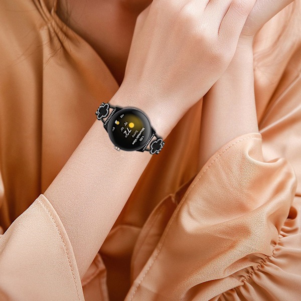 Cloverlink-kæde til Google Pixel Watch Black Black